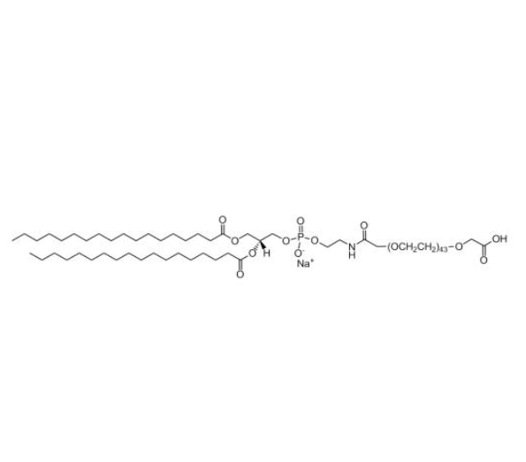 DSPE-PEG2000-COOH,1,2-distearoyl-sn-glycero-3-phosphoethanolamine-N-[carboxy(polyethylene glycol)-2000] (sodium salt)