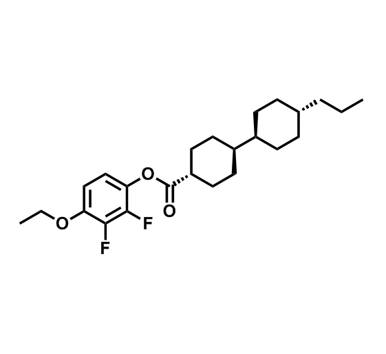 丙基双环己基甲酸-2,3-二氟对乙氧基苯酚酯,[1,1'-Bicyclohexyl]-4-carboxylic acid, 4'-propyl-, 4-ethoxy-2,3-difluorophenyl ester, (trans,trans)-