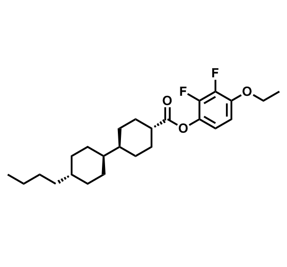 丁基双环己基甲酸-2,3-二氟对乙氧基苯酚酯,[1,1'-Bicyclohexyl]-4-carboxylic acid, 4'-butyl-, 4-ethoxy-2,3-difluorophenyl ester, (trans,trans)-