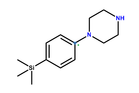 1-(4-三甲基甲硅烷基苯基)哌嗪,1-(4-TRIMETHYLSILYLPHENYL)PIPERAZINE