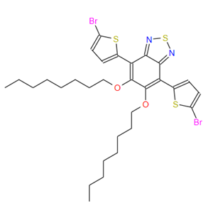 4,7 - 双(5 - 溴噻吩-2 - 基)-5,6 - 双(辛氧基)苯并并[C] [1,2,5]噻二唑  1192352-10-5
