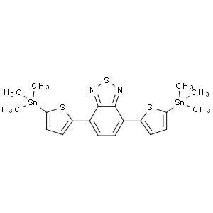4,7-二(5-三甲基锡噻吩基-2-)-2,1,3-苯并噻二唑  1025451-57-3