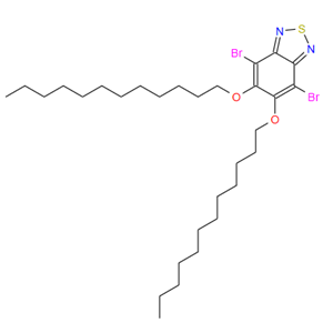 4,7-二溴-5,6-双(十二烷氧基)苯并[C] [1,2,5]噻二唑,2,1,3-Benzothiadiazole, 4,7-dibroMo-5,6-bis(dodecyloxy)- 4,7-DibroMo-5,6-bis(dodecyloxy)benzo-2,1,3-thiadiazole