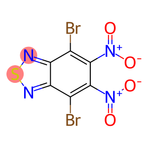 4,7-二溴-5,6-二硝基苯并[c][1,2,5]噻二唑  76186-72-6