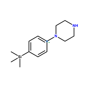 1-(4-三甲基甲硅烷基苯基)哌嗪