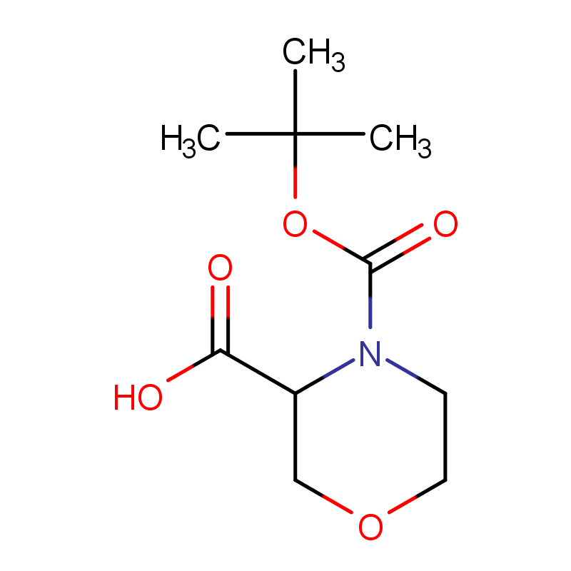 (3S)-3,4-吗啉二羧酸4-叔丁酯,4-Boc-3(S)-morpholinecarboxylic acid