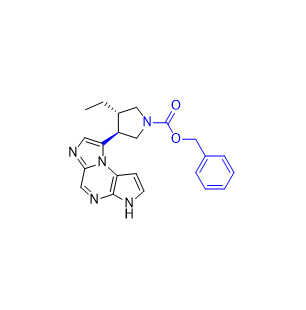 乌帕替尼杂质28,benzyl (3S,4S)-3-ethyl-4-(3H-imidazo[1,2-a]pyrrolo[2,3-e]pyrazin-8- yl)pyrrolidine-1-carboxylate