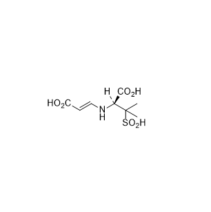 舒巴坦杂质01,(2S)-2-[[(2E)-2-carboxyethenyl]amino]-3-methyl-3- sulfinobutanoic acid