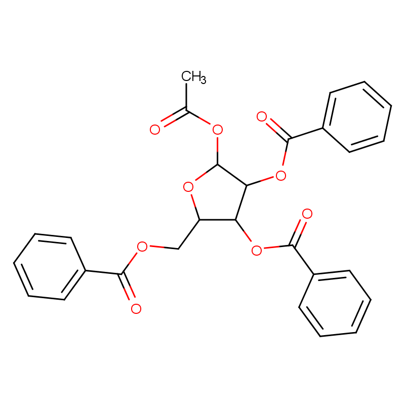 1-氧-乙酰基-2.3.5.-三-苯甲酰氧基-B-D-呋喃核糖,1-O-Acetyl-2,3,5-tri-O-benzoyl-β-D-ribofuranose