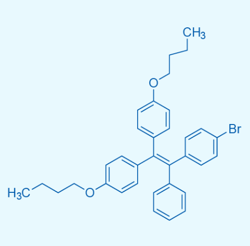 1,1-二(4'-丁氧基苯) -2-(4''-溴苯)-2-苯基乙烯,1,1'-Bis(4'-butoxyhenyl)-2-(4