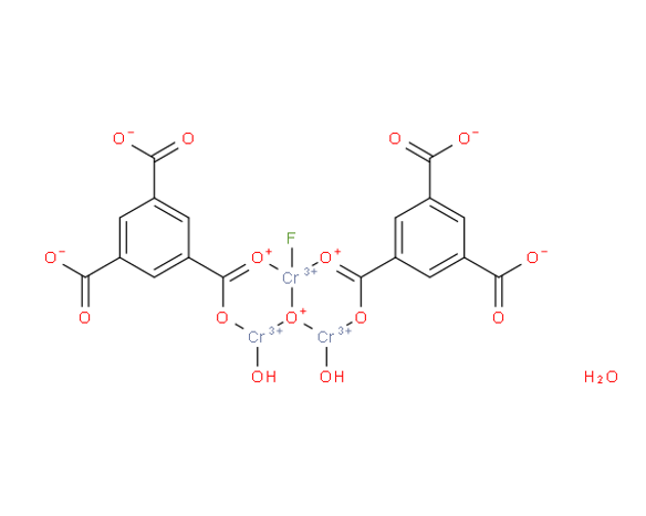 铬,双季铵盐[Μ-[1,3,5-苯三甲酸(3-)-ΚO1:ΚO1']]氟-Μ3-氧代三-水合物(9CI),MIL-100(Cr)