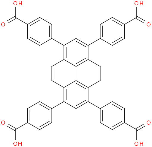 1,3,6,8-四(4-羧基苯)芘,4,4',4'',4'''-(Pyrene-1,3,6,8-tetrayl)tetrabenzoic acid