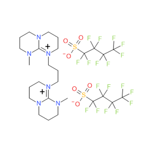 新型离子液体 (1,1'-(丁烷-1,4-二基)双9-甲基嘧啶并[1,2-a]嘧啶鎓)双全氟丁烷磺酸盐 2917536-50-4