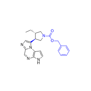 乌帕替尼杂质28,benzyl (3S,4S)-3-ethyl-4-(3H-imidazo[1,2-a]pyrrolo[2,3-e]pyrazin-8- yl)pyrrolidine-1-carboxylate