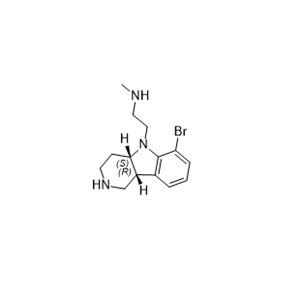 卢美哌隆杂质26,2-((4aS,9bR)-6-bromo-1,2,3,4,4a,9b-hexahydro-5H-pyrido[4,3-b]indol-5-yl)-N-methylethan-1-amine