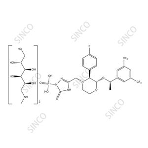 (1R,2S,3S)-福沙匹坦双葡甲胺,Fosaprepitant Dimeglumine (1R,2S,3S) isomer