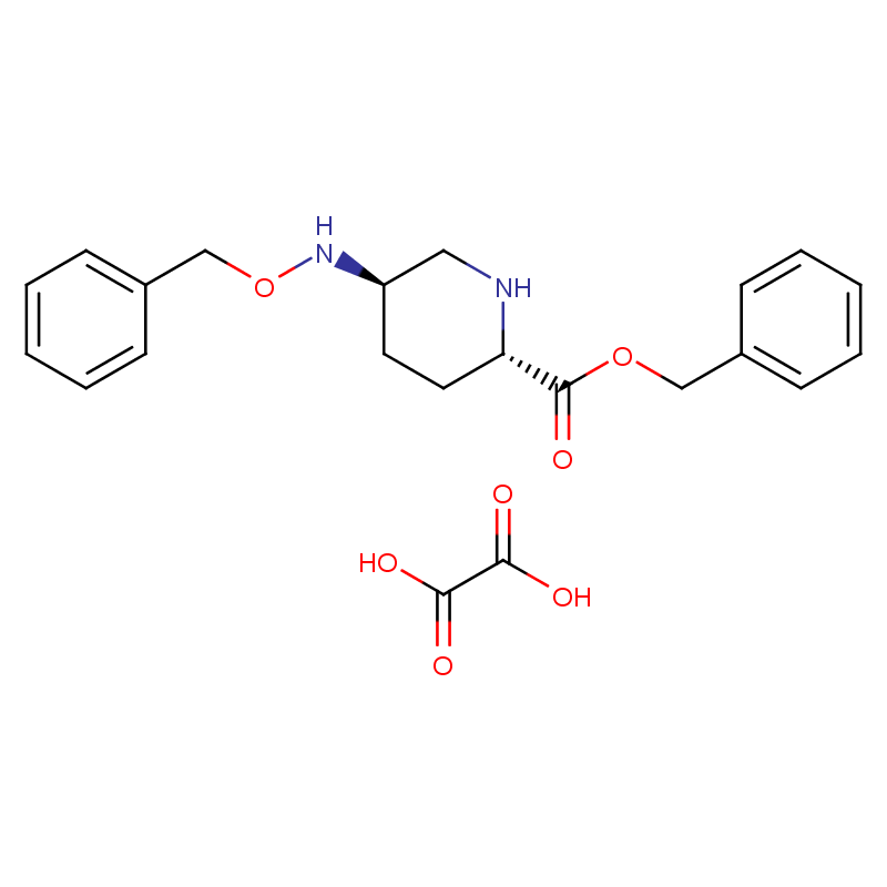 (2S,5R)-5-[(芐氧基)氨基]哌啶-2-甲酸芐酯草酸鹽,Benzyl (2S,5R)-5-[(benzyloxy)amino]piperidine-2-carboxylate ethanedioate