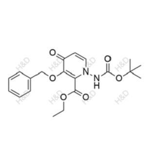 巴洛沙韦杂质57,ethyl 3-(benzyloxy)-1-((tert-butoxycarbonyl)amino)-4-oxo-1,4-dihydropyridine-2-carboxylate
