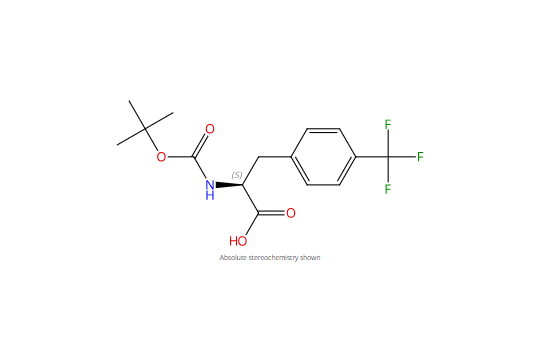 Boc-L-4-三氟甲基苯丙氨酸,N-Boc-4-(trifluoromethyl)-L-phenylalanine