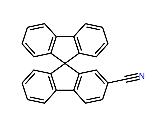 9,9'-螺二[9H-芴]-2-甲腈,9,9'-spirobi[fluorene]-2-carbonitrile