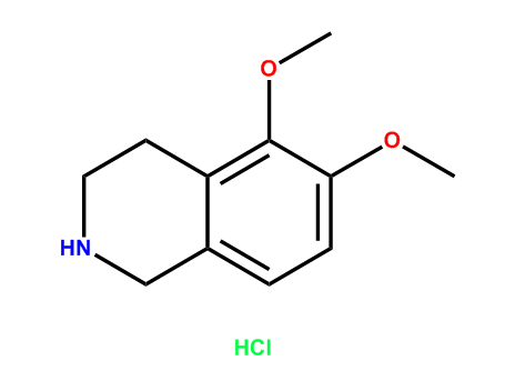 5,6-二甲氧基-1,2,3,4-四氢异喹啉盐酸盐,Isoquinoline,1,2,3,4-tetrahydro-5,6-dimethoxy-, hydrochloride (1:1)