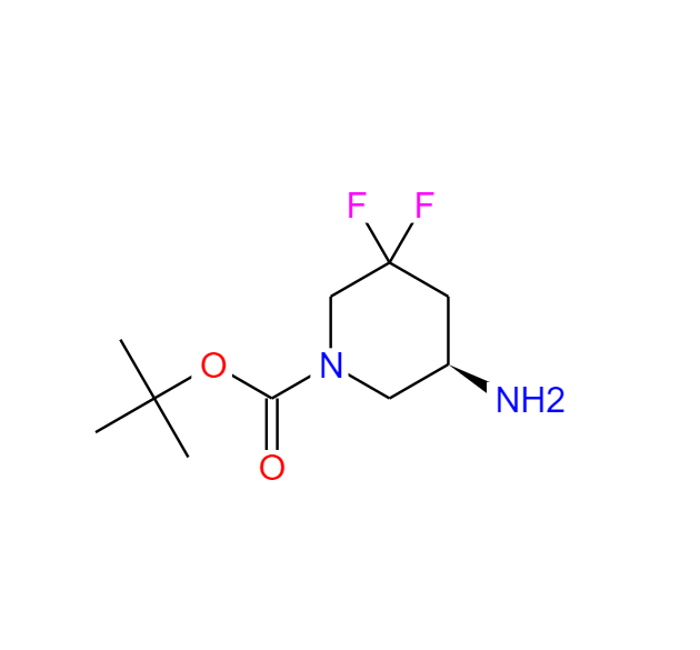 叔-丁基 (5R)-5-氨基-3,3-二氟哌啶-1-甲酸基酯,TERT-BUTYL (5R)-5-AMINO-3,3-DIFLUOROPIPERIDINE-1-CARBOXYLATE