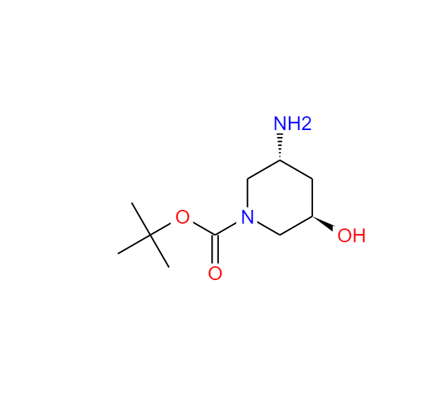 (3R,5R)-3-Amino-5-hydroxy-piperidine-1-carboxylic acid tert-butyl ester,(3R,5R)-3-Amino-5-hydroxy-piperidine-1-carboxylic acid tert-butyl ester