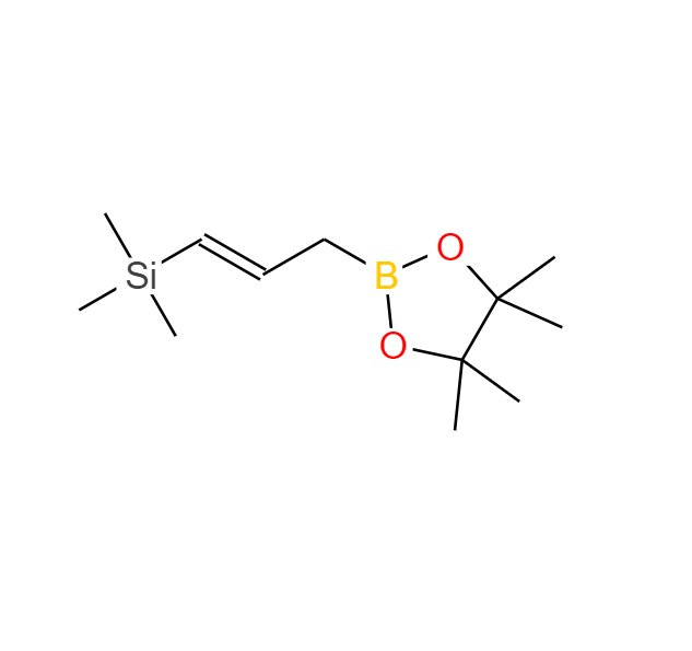 (E)-三甲基(3-(4,4,5,5-四甲基-1,3,2-二氧硼杂环戊烷-2-基)丙-1- 烯-1-基)硅烷,1,3,2-Dioxaborolane, 4,4,5,5-tetramethyl-2-[(2E)-3-(trimethylsilyl)-2-propen-1-yl]-