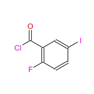 2-氟-5-碘代苯甲酰氯 186584-73-6