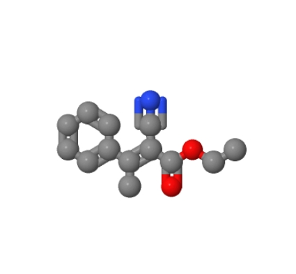 2-氰基-3-苯基-2-丁烯酸乙酯（顺反异构体混合物）,Ethyl 2-cyano-3-phenyl-2-butenoate, mixture of cis and trans