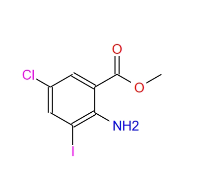 2-氨基-5-溴-3-碘苯甲酸甲酯,Methyl 2-amino-5-chloro-3-iodobenzoate