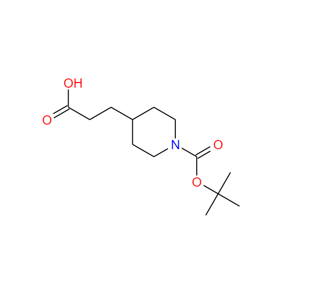 1-N-BOC-4-哌啶丙酸,1-BOC-PIPERIDIN-4-YLPROPIONIC ACID