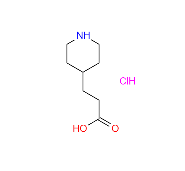 3-(哌啶-4-基)丙酸鹽酸鹽,4-Piperidinepropanoic acid, hydrochloride