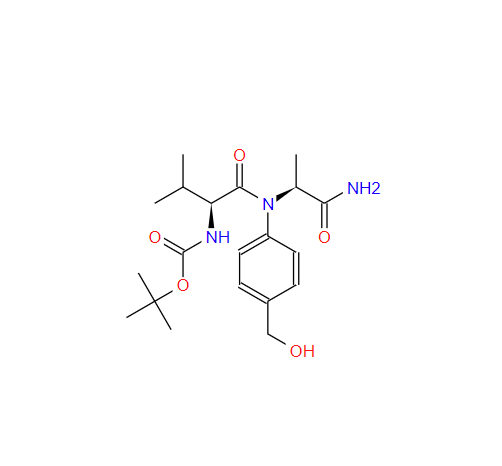 (S)-2-(BOC-氨基)-N-[(S)-1-[[4-(羥甲基)苯基]氨基]-1-氧代-2-丙基]-3-甲基丁酰胺,Boc-Val-Ala-PAB