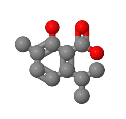 2-羟基-6-异丙基-3-甲基苯甲酸,2-Hydroxy-6-isopropyl-3-methylbenzoic acid