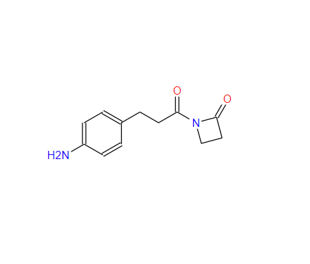 1-(3-(4-氨基苯基)丙酰基)氮杂环丁烷-2-酮,1-[3-(4-aminophenyl)-1-oxopropyl]-2-Azetidinone