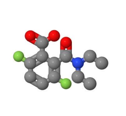 N,N-二乙基-3,6-二氟氨甲酰苯甲酸,N,N-Diethyl-3,6-difluorophthalamic acid