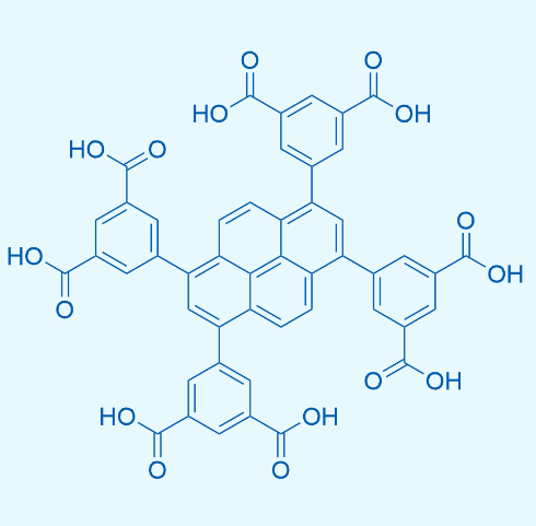1,3,6,8-四(3',5'-二羧基苯基)芘,1,3-Benzenedicarboxylic acid,5,5',5'',5'''-(1,3,6,8-pyrenetetrayl)tetrakis-