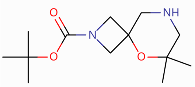 6,6-二甲基-5-氧杂-2,8-二氮杂螺[3.5]壬烷-2-羧酸叔丁酯,tert-Butyl 6,6-dimethyl-5-oxa-2,8-diazaspiro[3.5]nonane-2-carboxylate