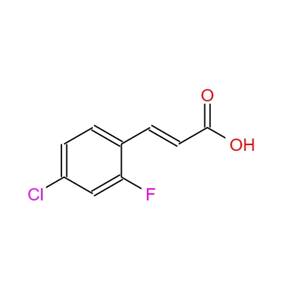 (E)-3-(4-氯-2-氟苯基)丙烯酸 312693-55-3