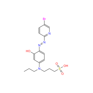 3-[4-[(5-溴吡啶-2-基)二氮烯基]-3-羟基-N-丙基苯胺基]丙烷-1-磺酸,2-[(5-Bromo-2-pyridylazo]-5-[N-propyl-N-(3-sulfopropyl)amino]phenol,disodiumsalt,dihydrate