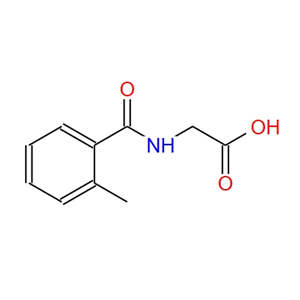 2-甲基马尿酸,2-(2-Methylbenzamido)acetic acid