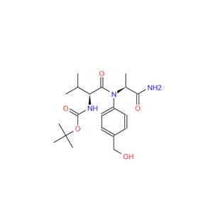 (S)-2-(BOC-氨基)-N-[(S)-1-[[4-(羟甲基)苯基]氨基]-1-氧代-2-丙基]-3-甲基丁酰胺 1884577-99-4