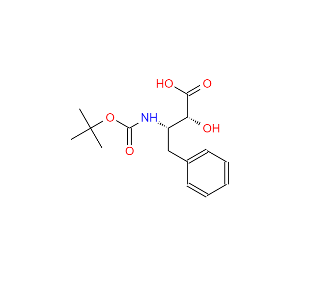 (2R,3S)-3-叔丁氧羰酰氨基-2-羟基-4-苯丁酸,Boc-(2R,3S)-AHPA