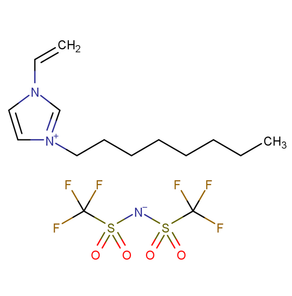 1-乙烯基-3-辛基咪唑双（三氟甲烷磺酰）亚胺盐,1H-Imidazolium, 3-ethenyl-1-octyl-, salt with 1,1,1-trifluoro-N-[(trifluoromethyl)sulfonyl]methanesulfonamide (1:1)