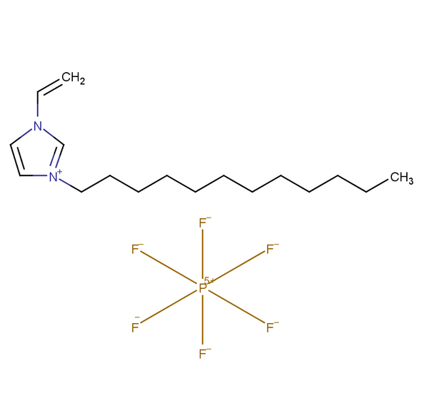 1-乙烯基-3-十二烷基咪唑六氟磷酸盐,1H-Imidazolium, 1-dodecyl-3-ethenyl-, hexafluorophosphate(1-) (1:1)