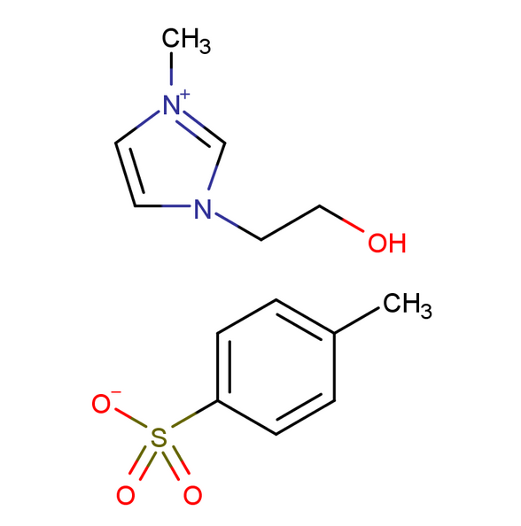 1-羥乙基-3-甲基咪唑?qū)妆交撬猁},1H-Imidazolium, 3-(2-hydroxyethyl)-1-methyl-, 4-methylbenzenesulfonate (1:1)