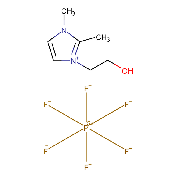 1-羥乙基-2,3-二甲基咪唑六氟磷酸鹽,1H-Imidazolium, 3-(2-hydroxyethyl)-1,2-dimethyl-, hexafluorophosphate(1-) (1:1)