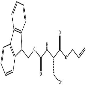 丙-2-烯-1-基(2S)-2-({[(9H-芴-9-基)甲氧基]羰基}氨基)-3-羟基丙酸酯,(S)-Allyl 2-((((9H-fluoren-9-yl)methoxy)carbonyl)amino)-3-hydroxypropanoate