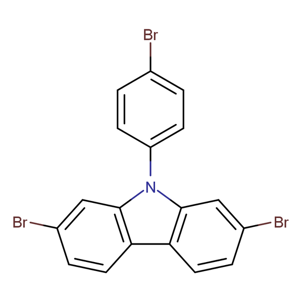 2,7-二溴-9-(4-溴苯基)-9H-咔唑,2,7-dibromo-9-(4-bromophenyl)-9H-Carbazole